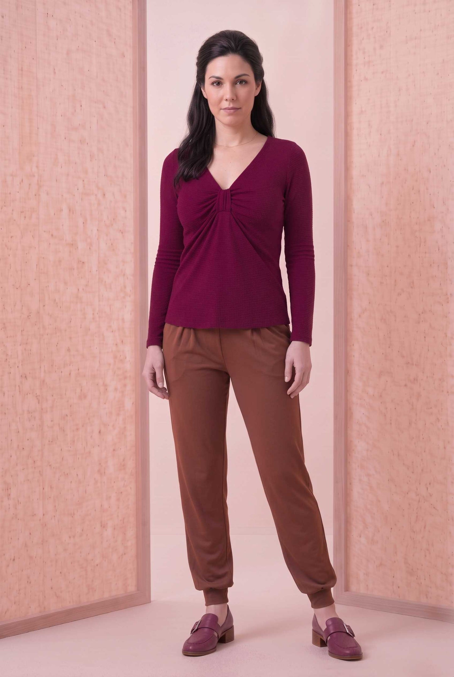 Blusa Beatriz Laço ÚLTIMAS PEÇAS - Malha Texturizada