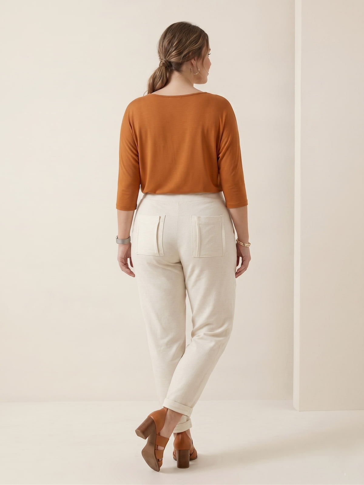 Calça Constanza - Moletinho Linho Jeans