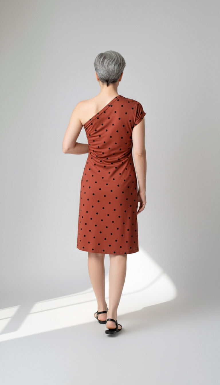 Vestido Chloe Poá ÚLTIMAS PEÇAS - Malha Viscolycra