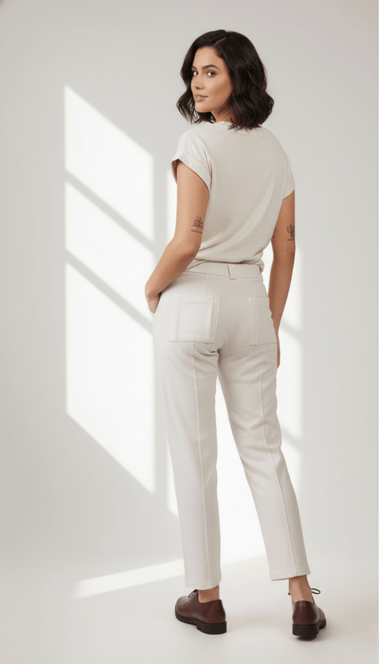 Calça Renata - Moletinho Linho