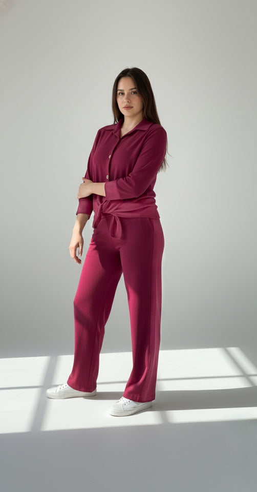 Calça Tamires - Moletinho Jeans