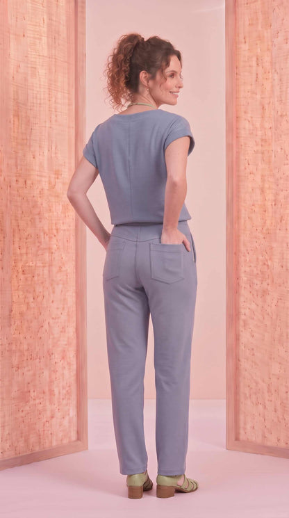 Calça Pietra - Moletinho Jeans