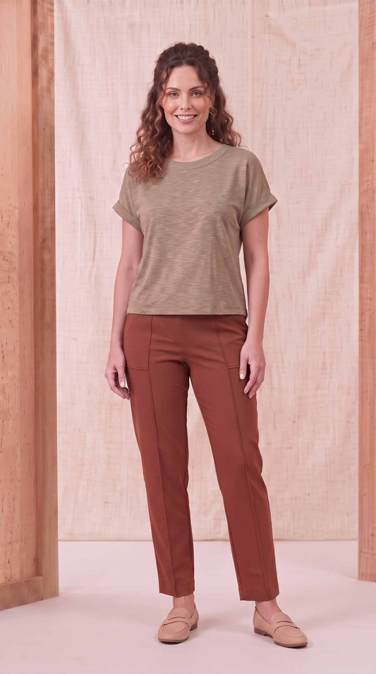 Calça Renata - Moletinho Jeans