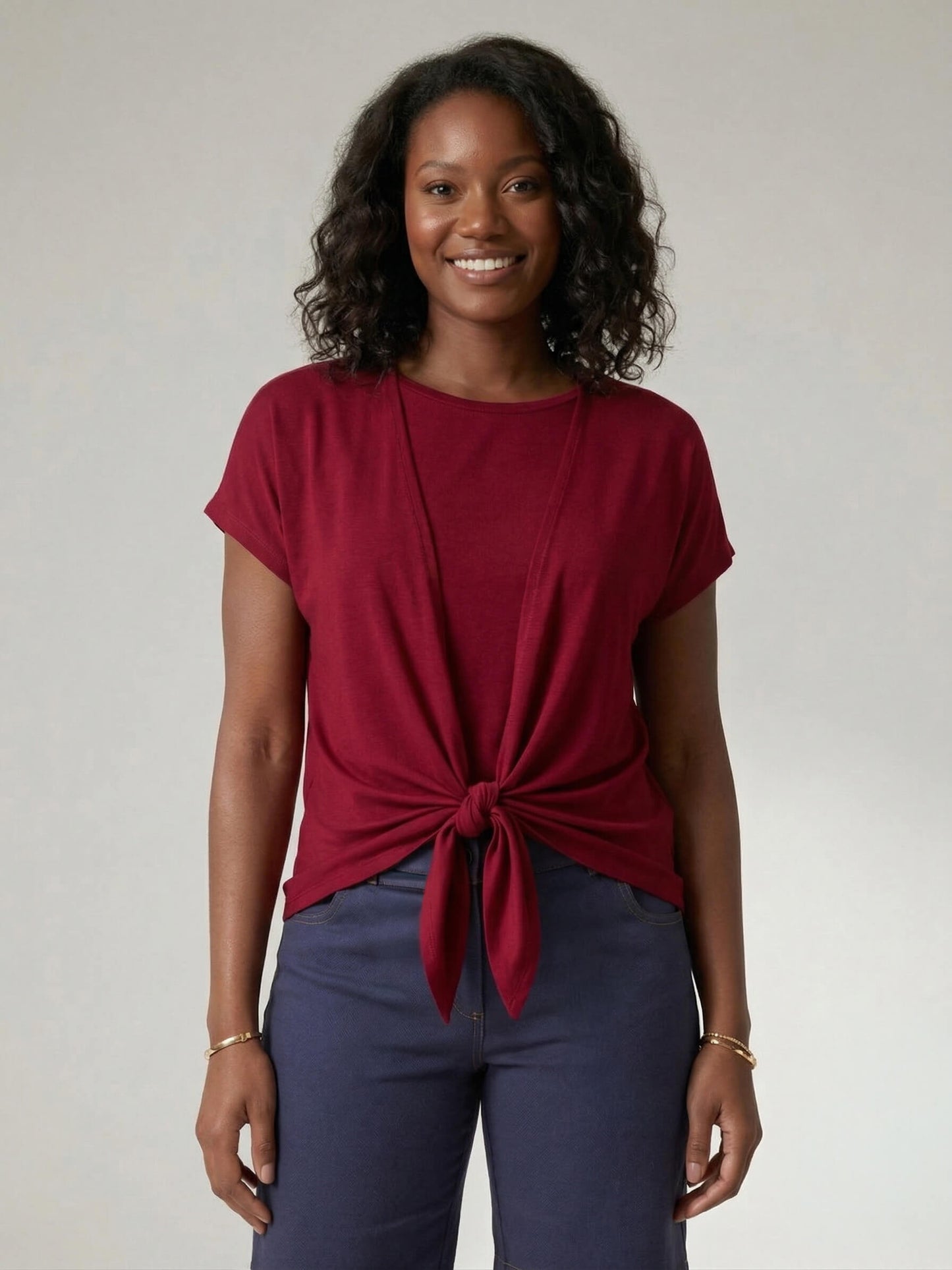 Blusa Cardigan - Malha Viscolycra