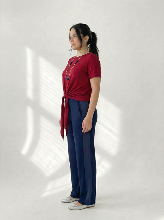 Calça Tamires - Moletinho Jeans