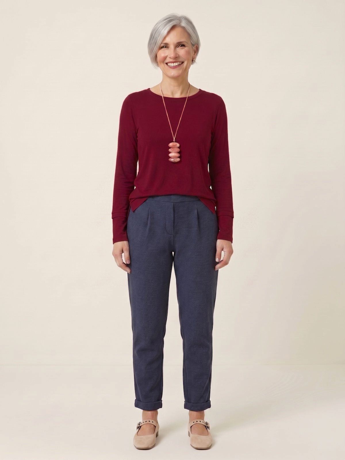 Calça Constanza - Moletinho Jeans