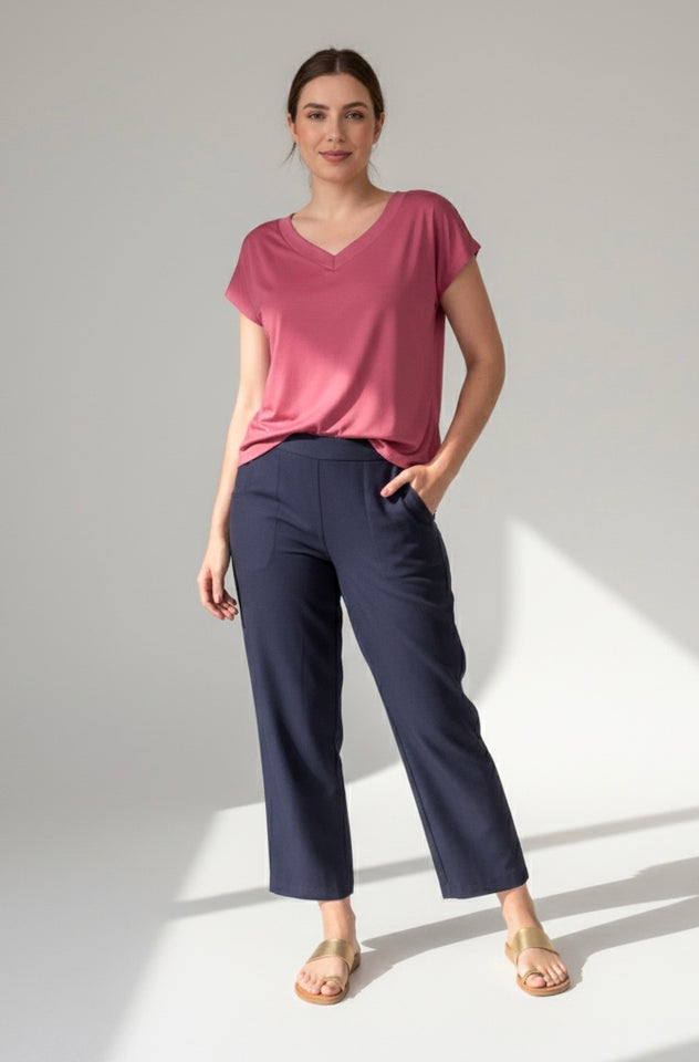 Calça Celina ÚLTIMAS PEÇAS - Moletinho Jeans