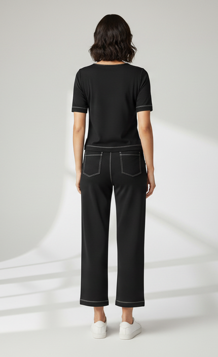 Calça Adriana Pesponto - Moletinho