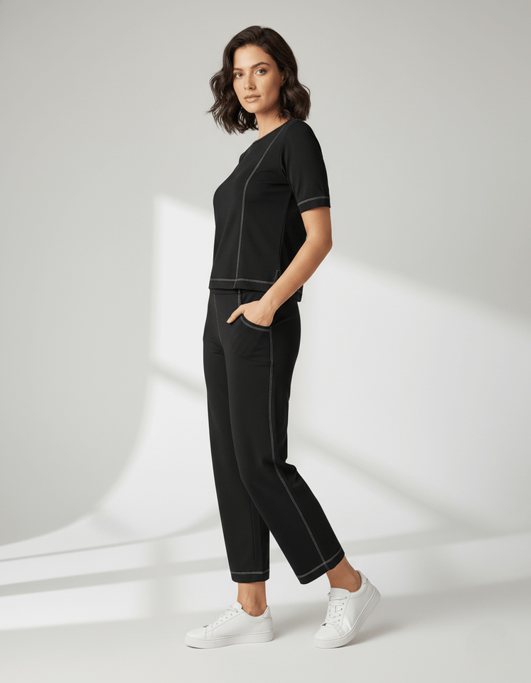 Calça Adriana Pesponto - Moletinho