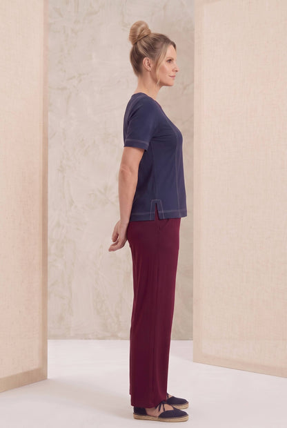 Blusa Eliete Pesponto - Moletinho