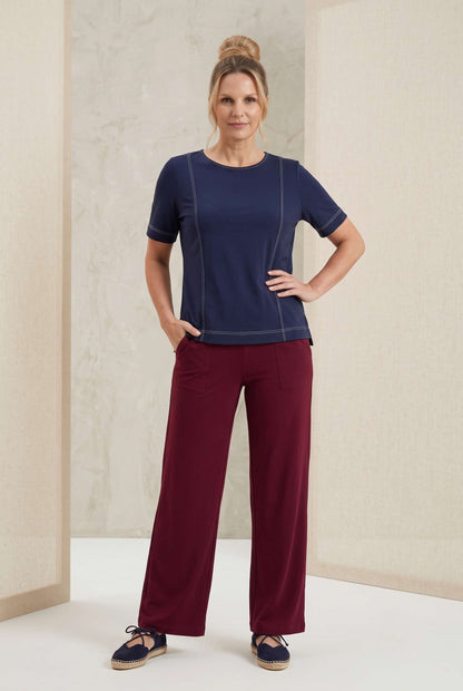 Blusa Eliete Pesponto - Moletinho