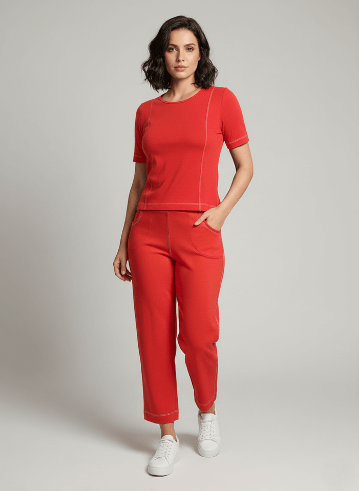 Calça Adriana Pesponto - Moletinho