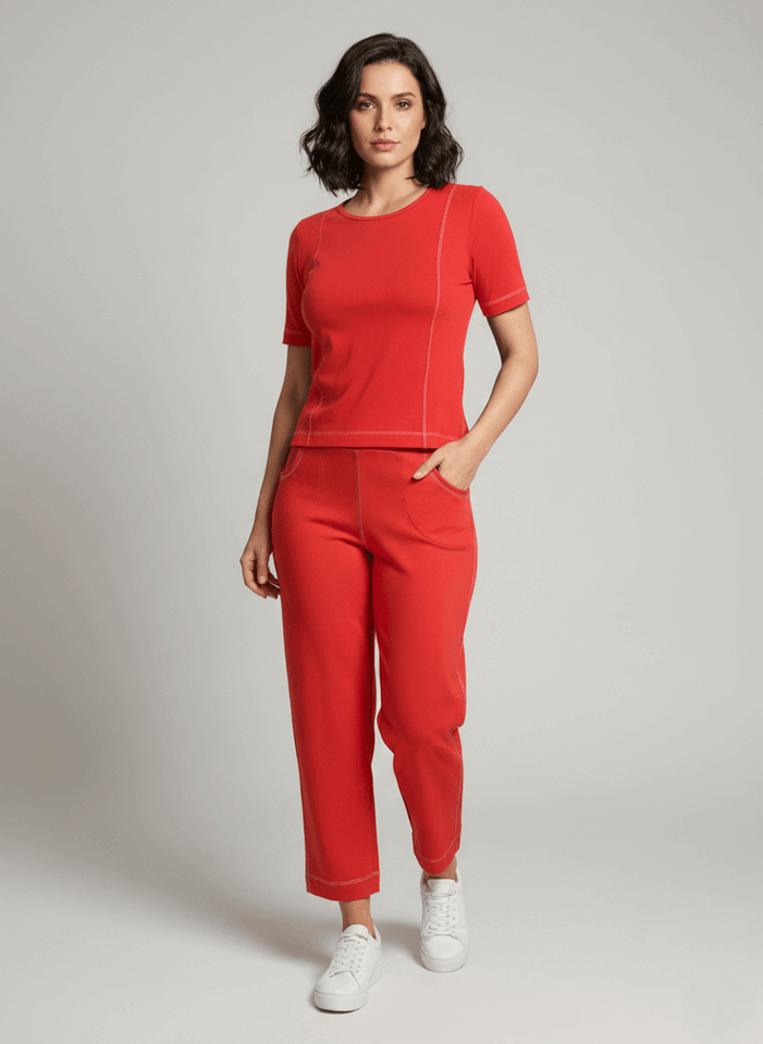 Calça Adriana Pesponto - Moletinho