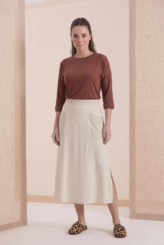 Blusa Esther Pesponto - Malha Viscolycra