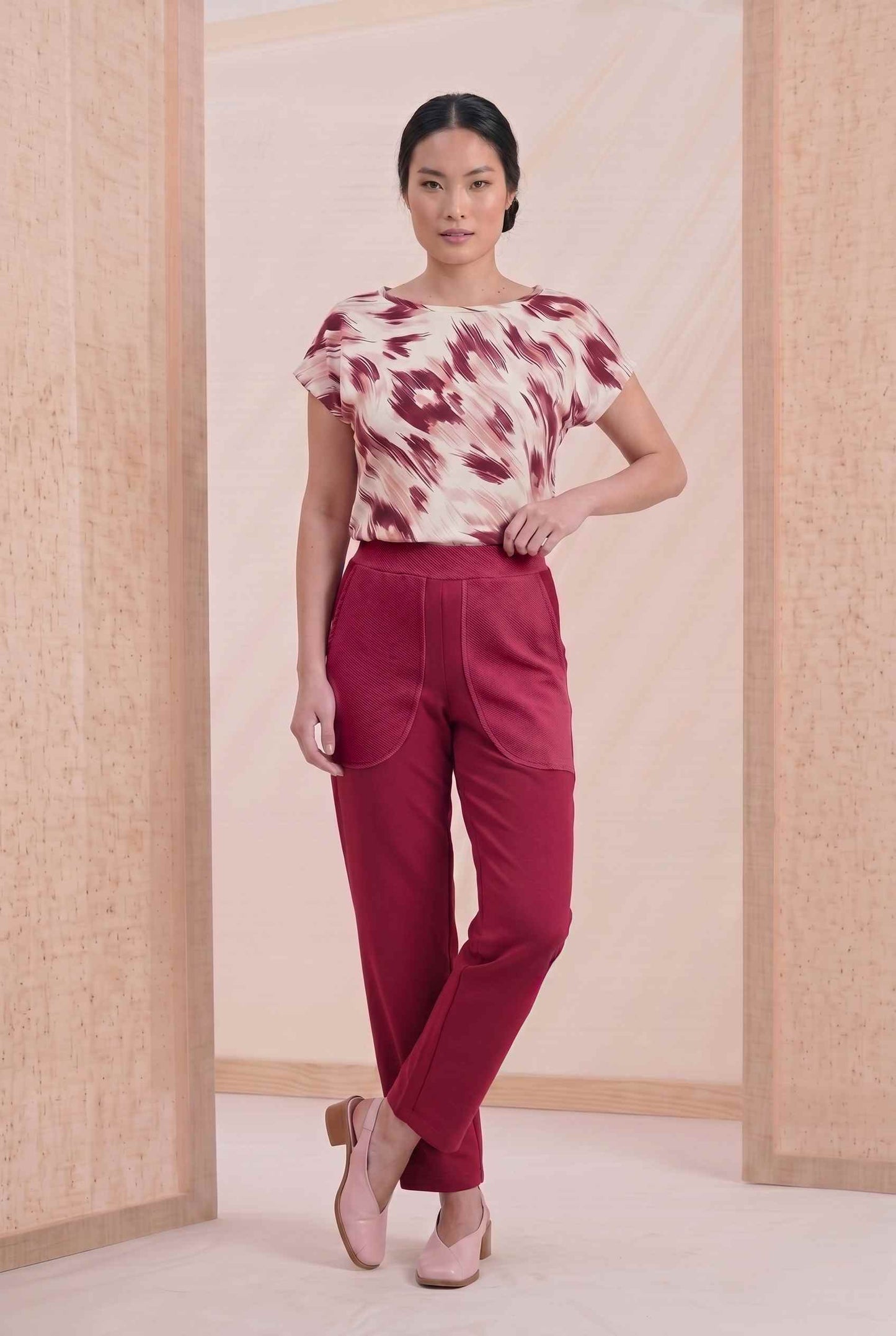 Blusa Graça Estampa Giz - Malha Viscolycra