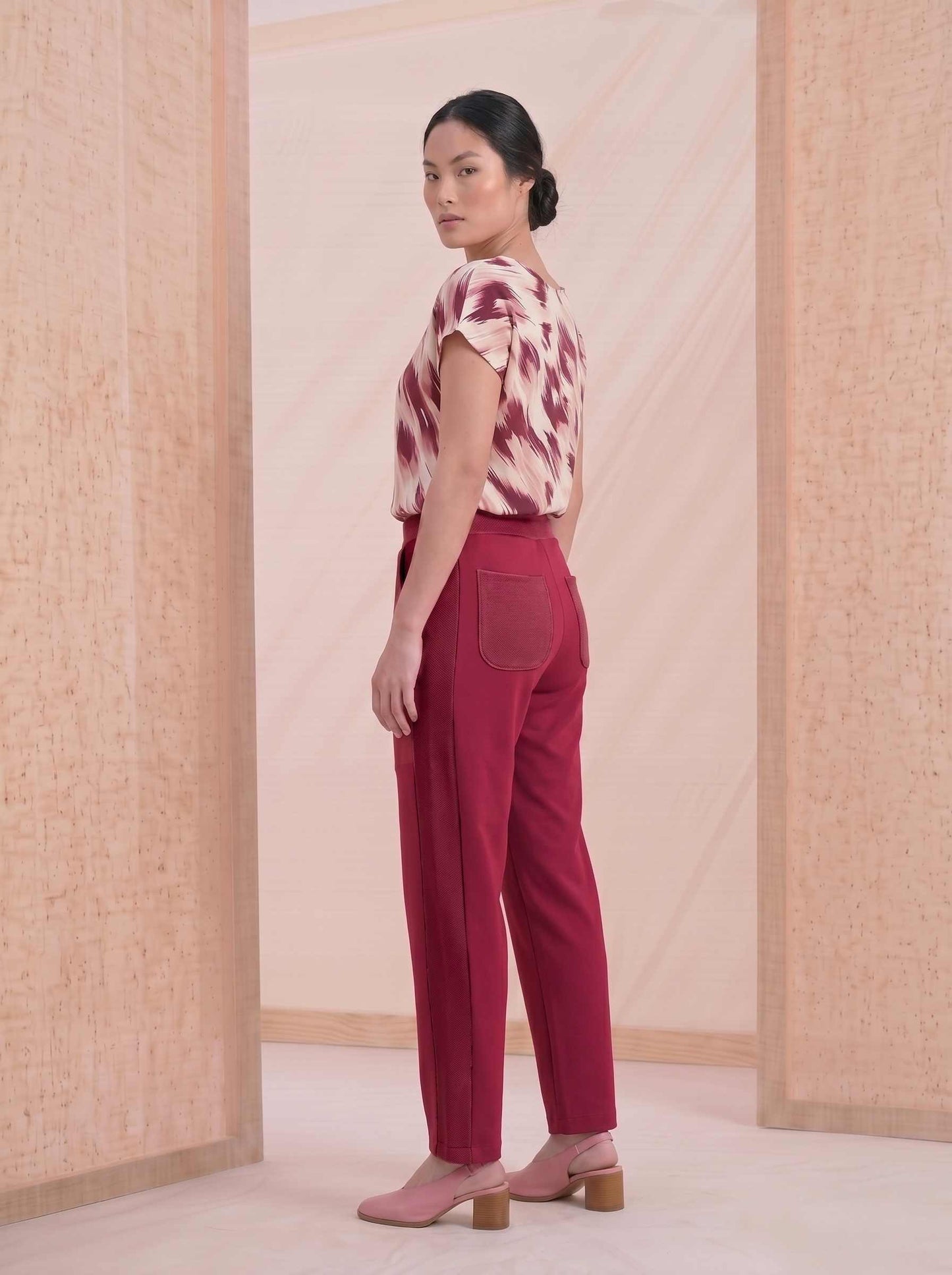 Calça Aline - Moletinho Jeans