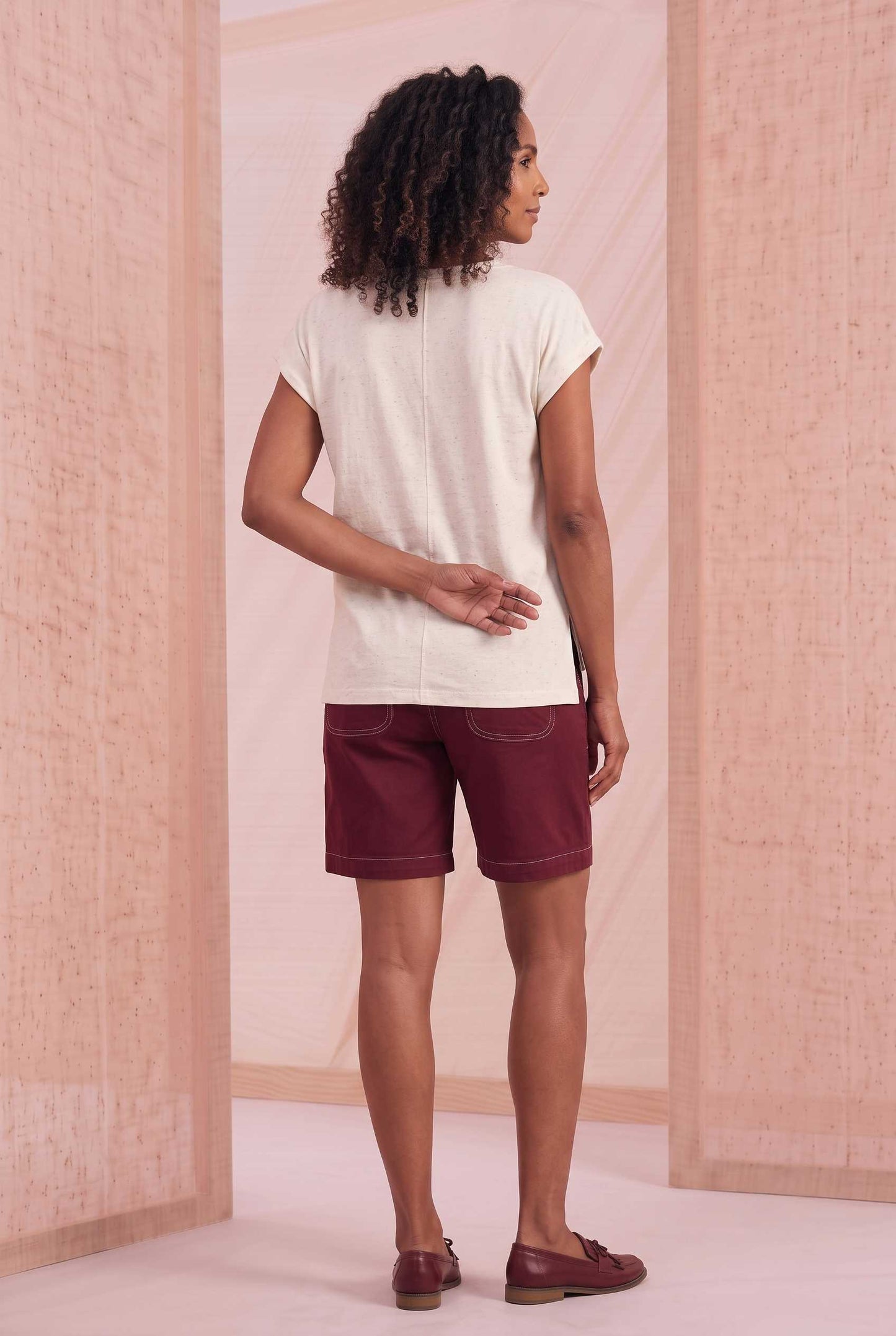 Bermuda Estela Pesponto - Moletinho
