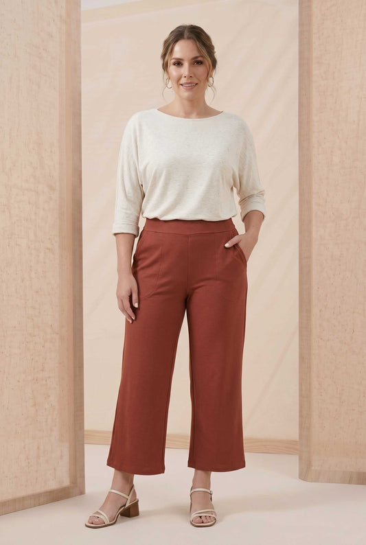Calça Celina ÚLTIMAS PEÇAS - Moletinho Jeans