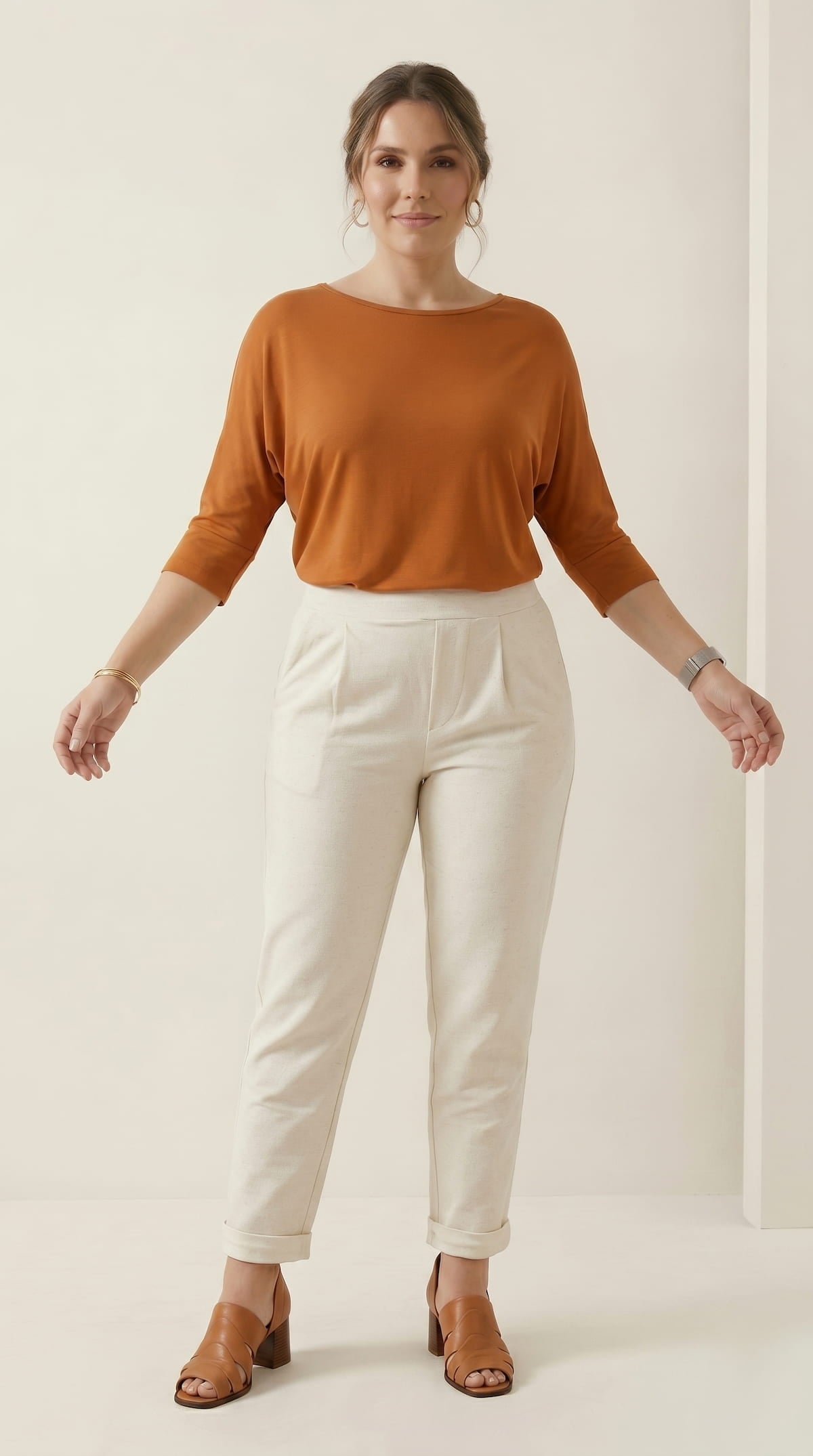 Calça Constanza - Moletinho Linho Jeans