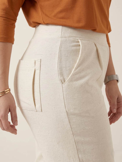 Calça Constanza - Moletinho Linho Jeans