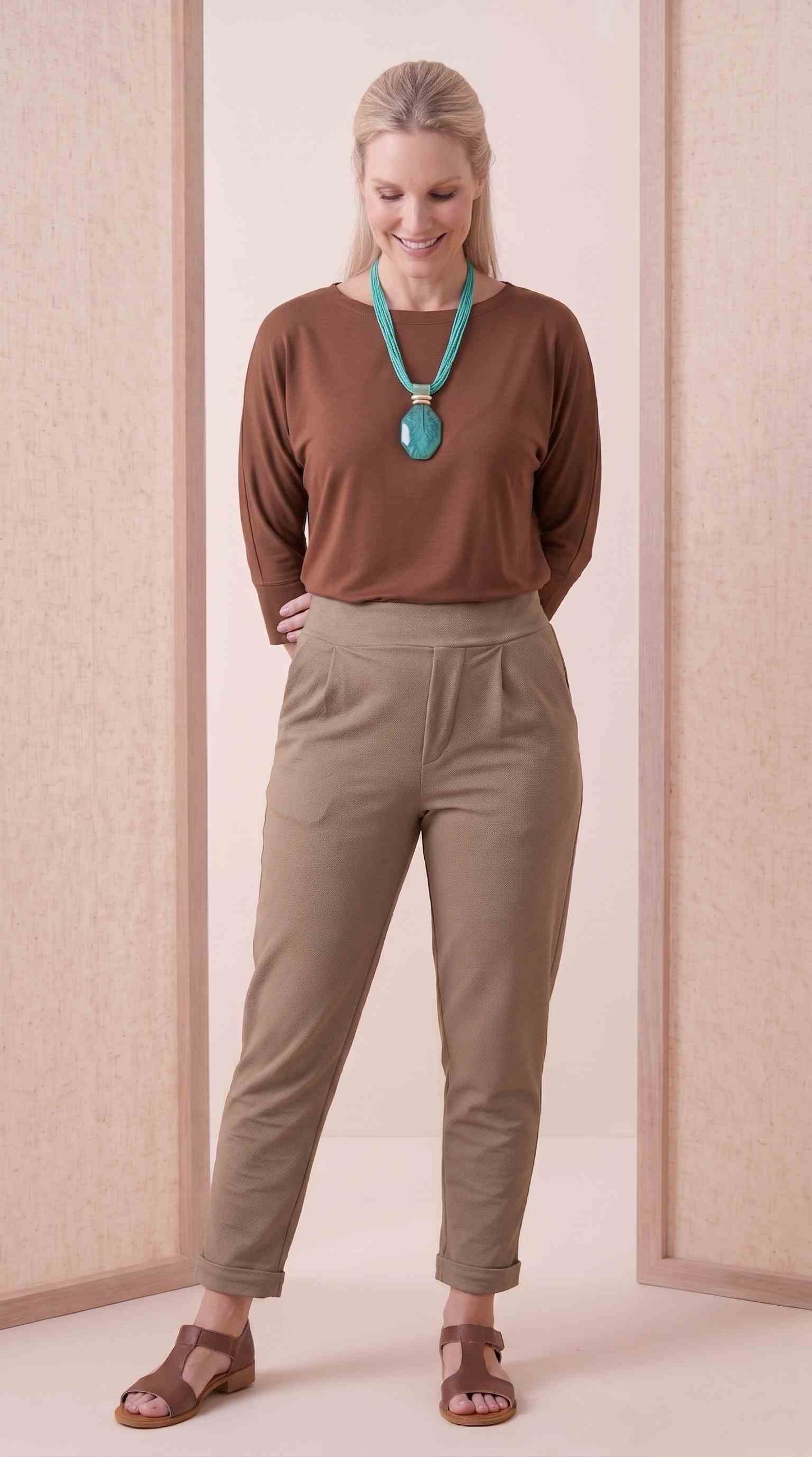 Calça Constanza - Moletinho Jeans