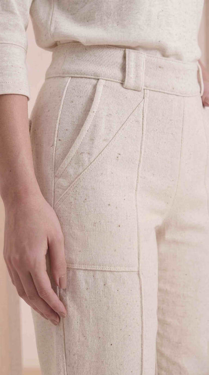 Calça Renata - Moletinho Linho Jeans