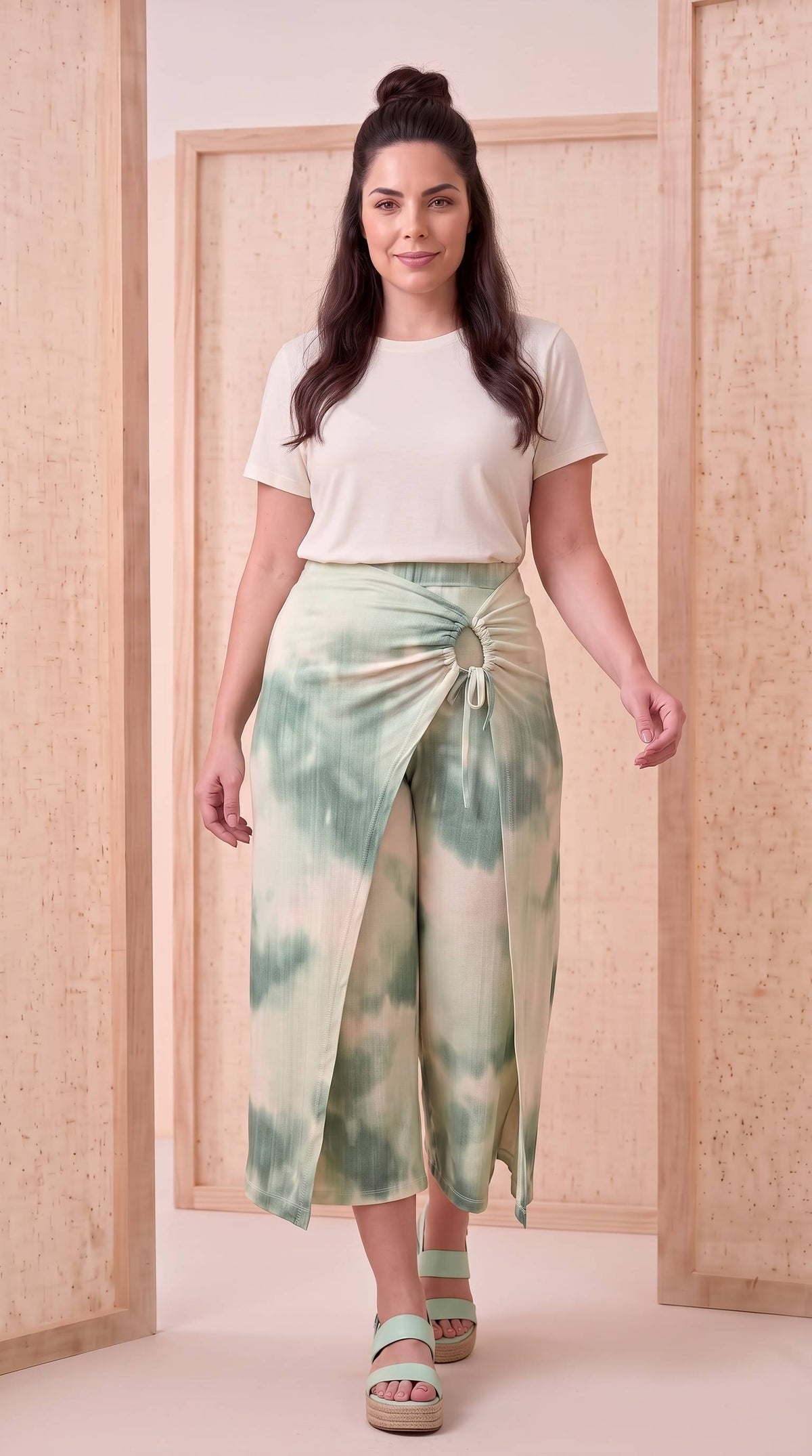 Calça Fabiola Estampa - Malha Viscolycra