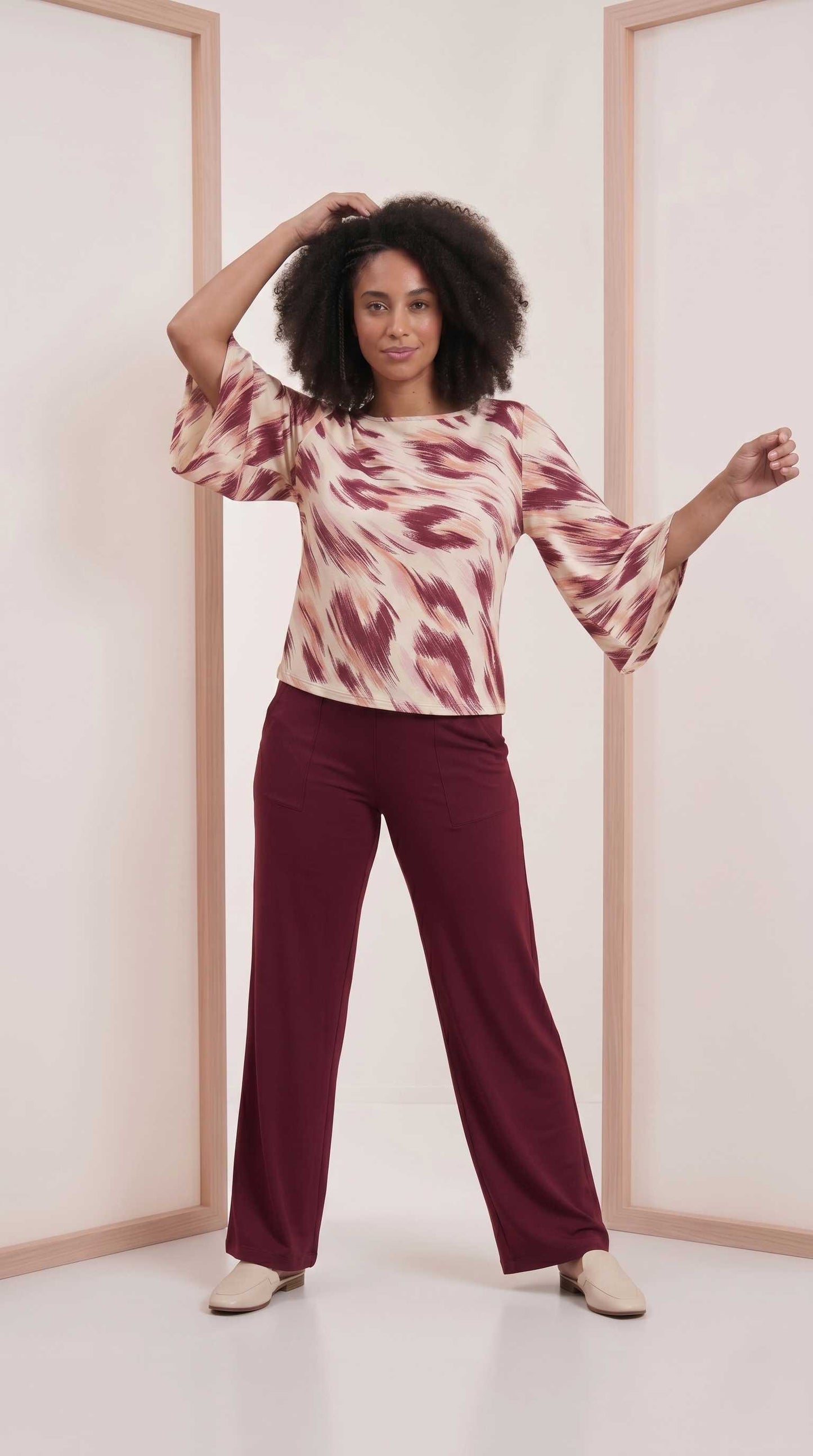Blusa Liz Estampa Giz - Malha Viscolycra