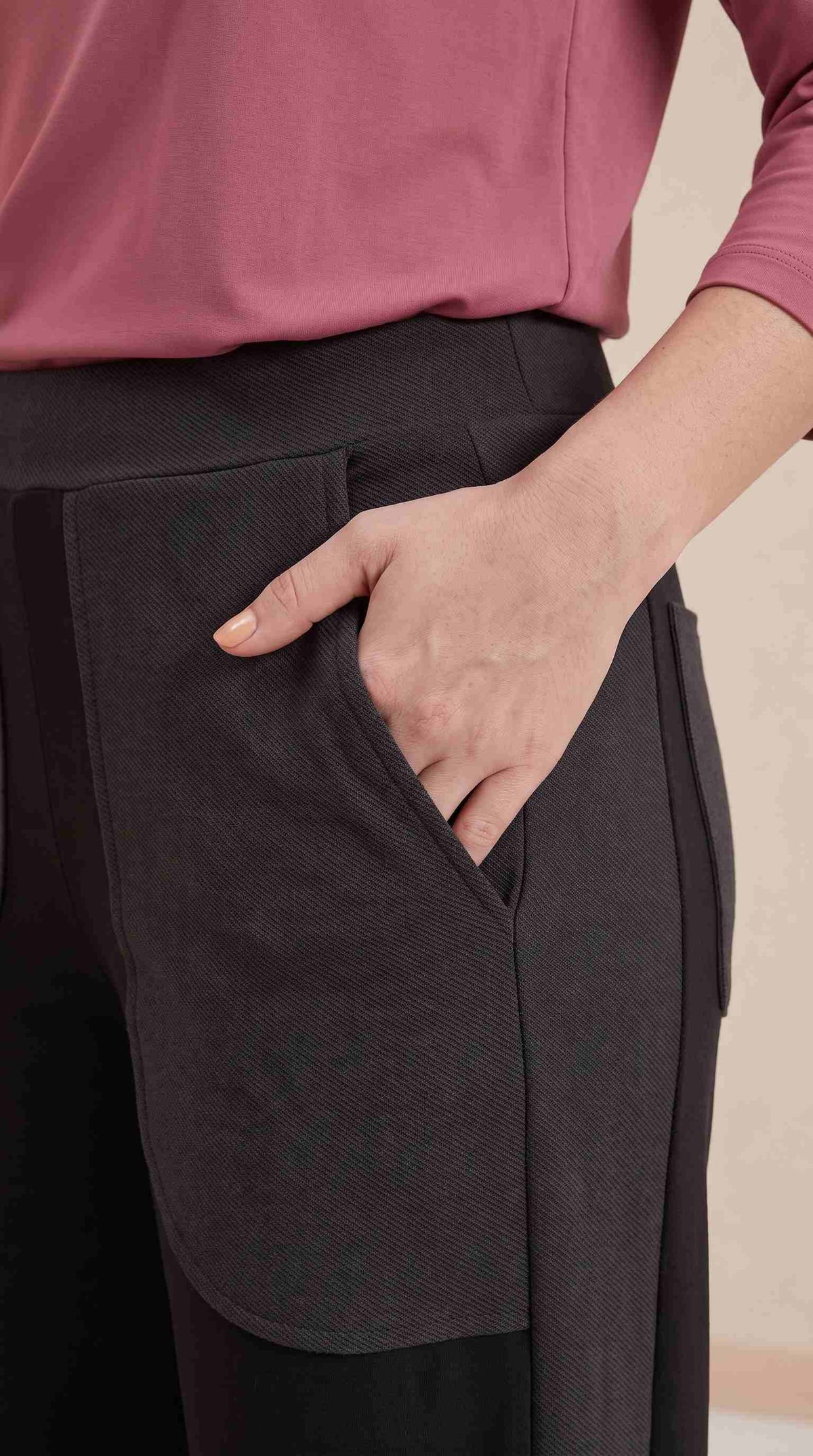 Calça Aline - Moletinho Jeans