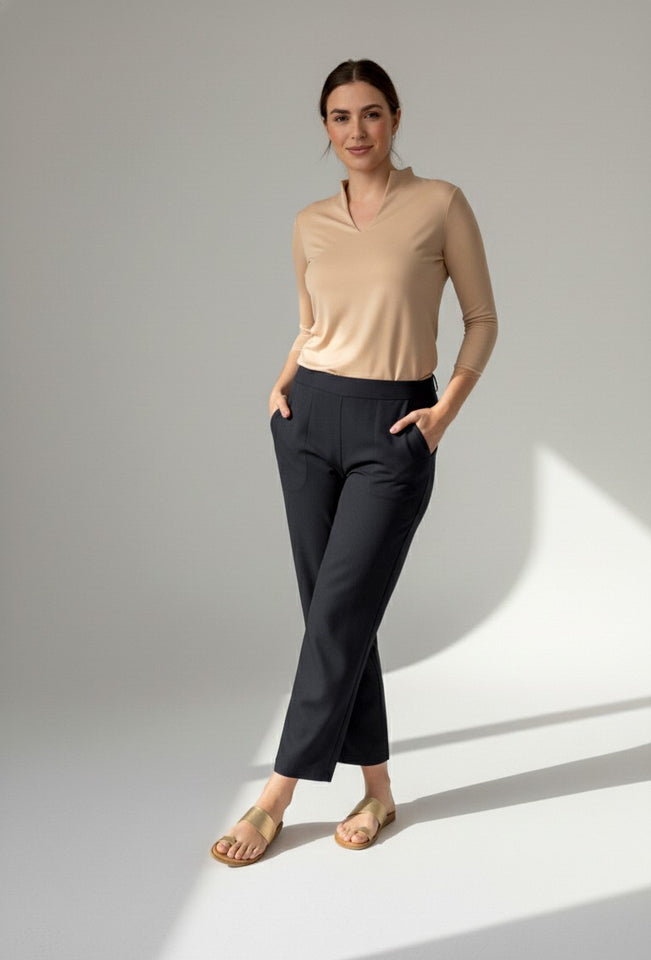 Calça Celina ÚLTIMAS PEÇAS - Moletinho Jeans