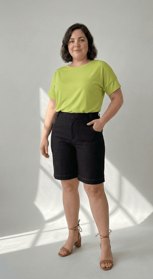 Blusa Quadradinha - Malha Crepe