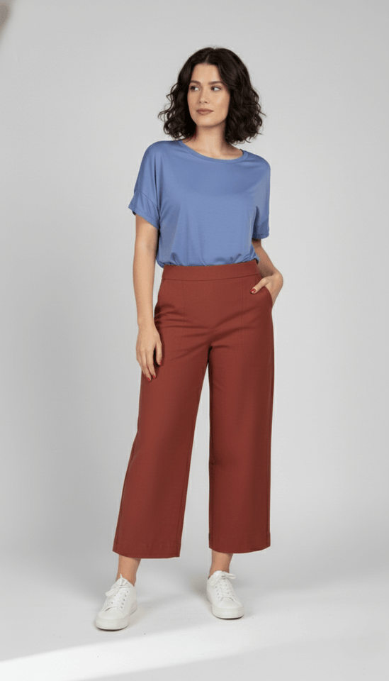 Calça Celina ÚLTIMAS PEÇAS - Moletinho Jeans