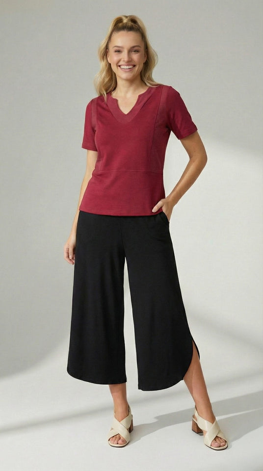 Blusa Silvia - Moletinho Jeans