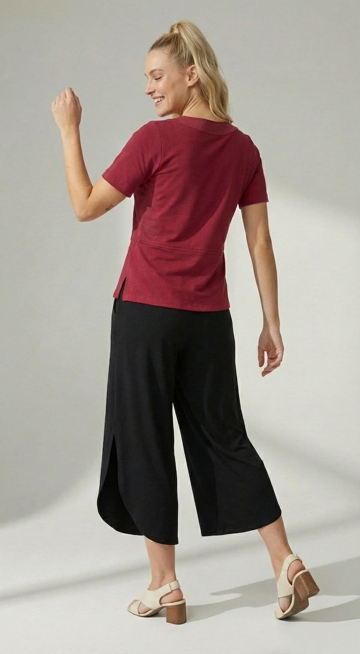Blusa Silvia - Moletinho Jeans