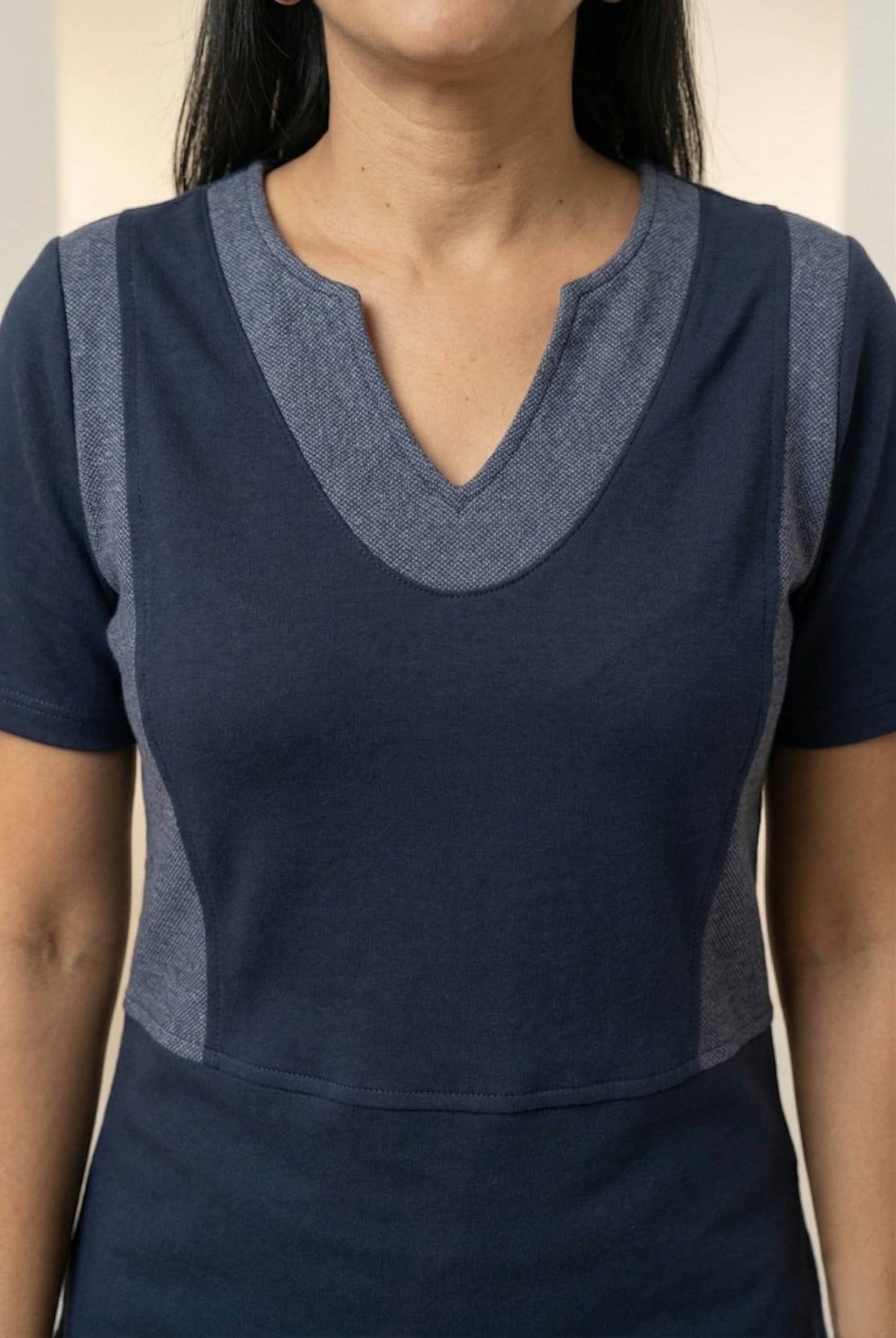 Blusa Silvia - Moletinho Jeans