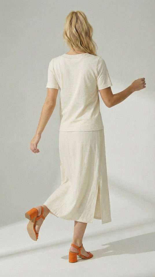 Blusa Silvia - Moletinho Jeans