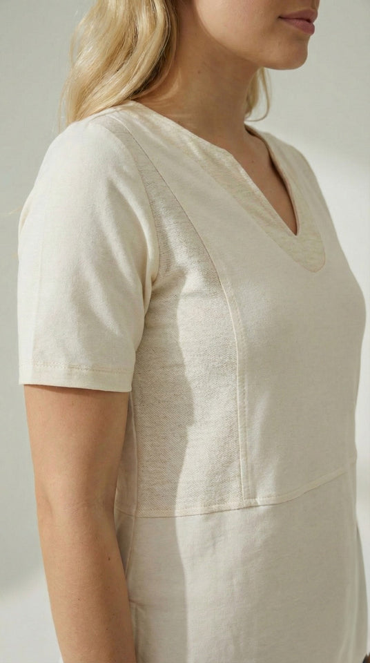 Blusa Silvia - Moletinho Jeans