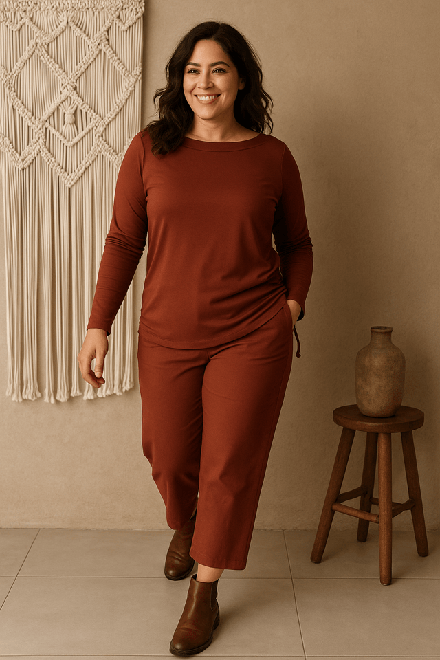 Calça Celina - Moletinho Jeans