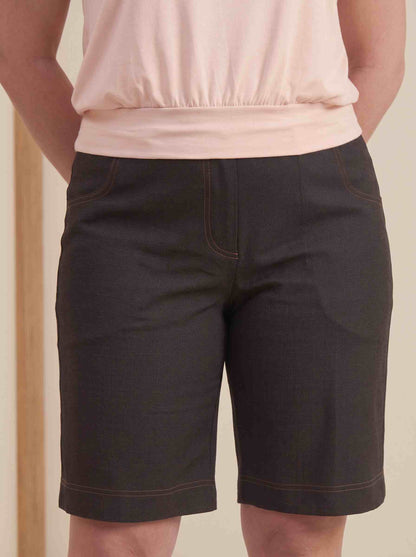 Bermuda Cecilia - Moletinho Jeans