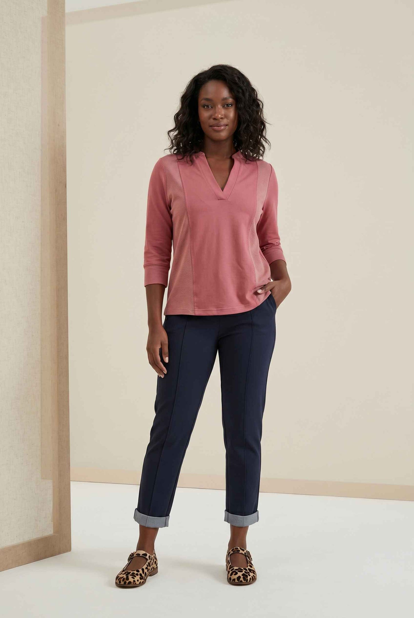 Camisa Theodora - Moletinho Jeans