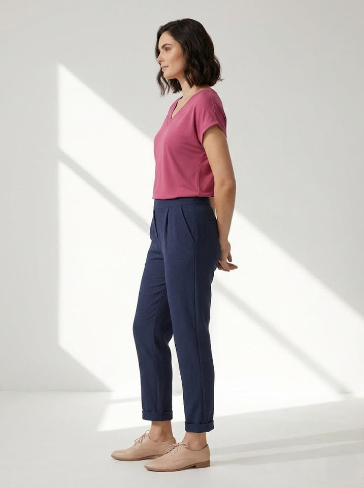 Calça Constanza - Moletinho Jeans