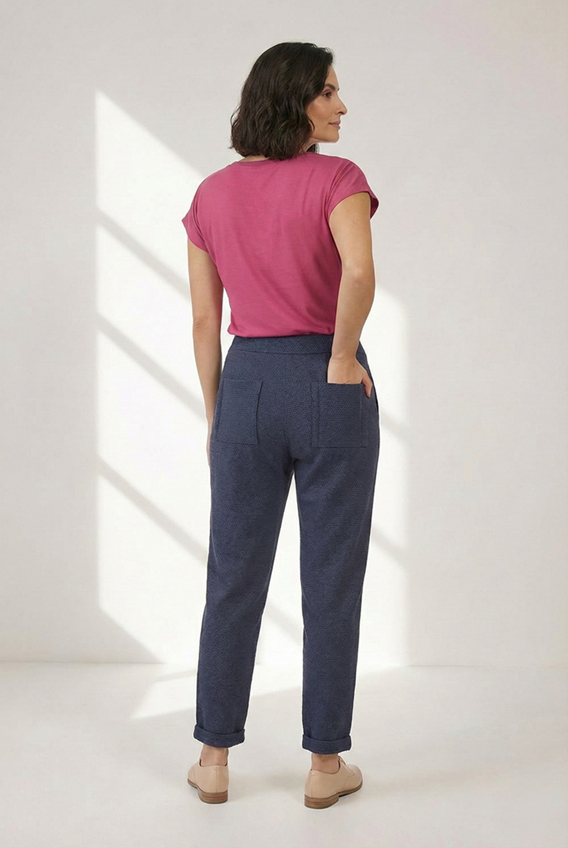 Calça Constanza - Moletinho Jeans