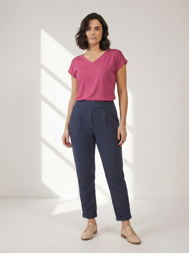 Calça Constanza - Moletinho Jeans