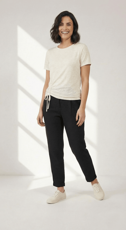 Calça Constanza - Moletinho Jeans