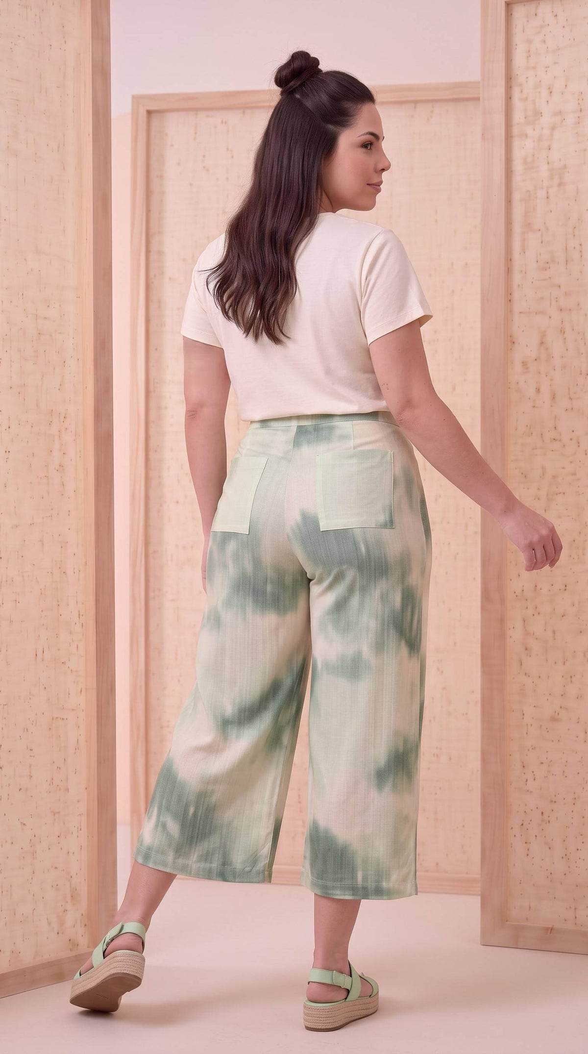 Calça Fabiola Estampa - Malha Viscolycra