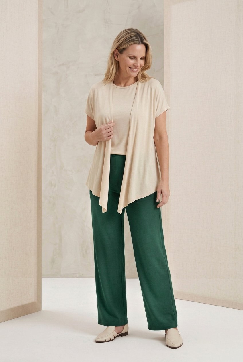 Blusa Cardigan - Malha Viscolycra