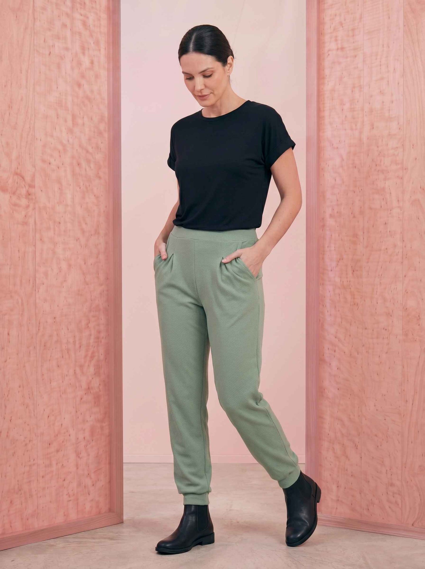 Calça Jasmin - Malha Texturizada