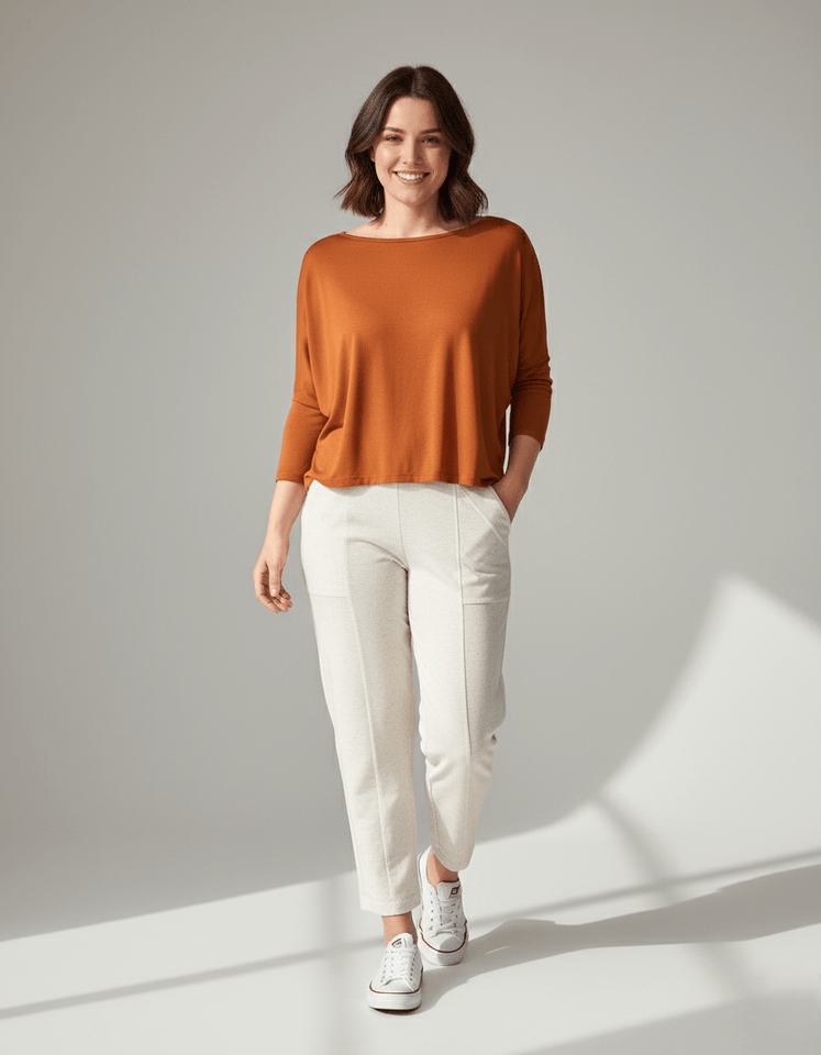 Calça Renata - Moletinho Linho