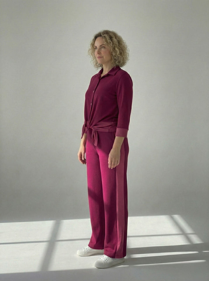 Calça Tamires - Moletinho Jeans