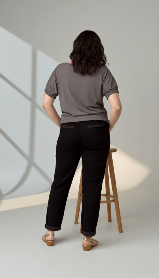 Calça Vic - Moletinho Jeans